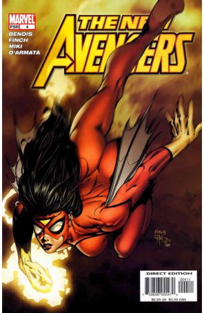 New Avengers 4 published by Marvel with cover art by David Finch