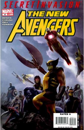 New Avengers 45 published by Marvel with cover art by Aleksi Briclot