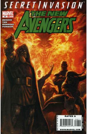 New Avengers 46 published by Marvel with cover art by Aleksi Briclot