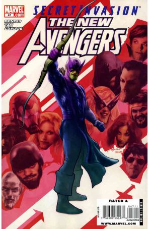 New Avengers 47 published by Marvel with cover art by Aleksi Briclot
