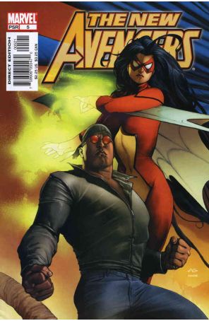 New Avengers 5A published by Marvel with cover art by Adi Granov
