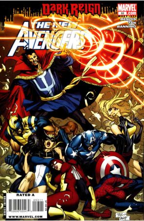 New Avengers 53 published by Marvel with cover art by Billy Tan