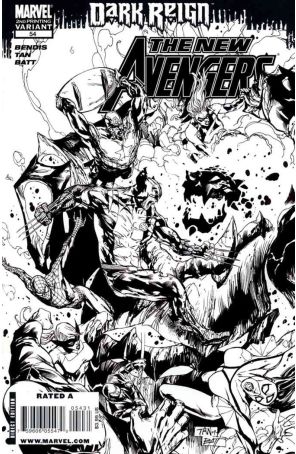 New Avengers 54 (2nd) published by Marvel with cover art by Billy Tan