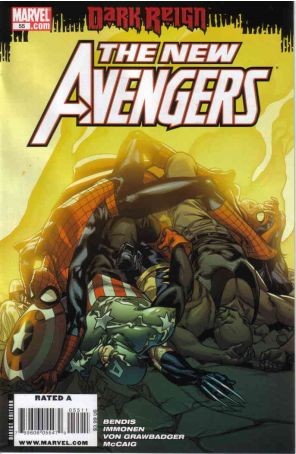 New Avengers 55 published by Marvel with cover art by Stuart Immonen