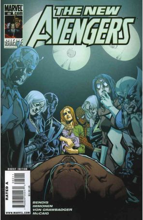 New Avengers 60 published by Marvel with cover art by Stuart Immonen