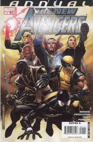 New Avengers Annual 2 published by Marvel with cover art by Jim Cheung