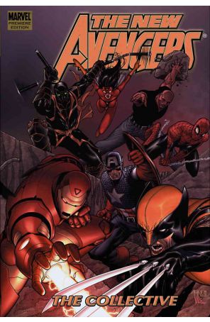 New Avengers TPB HC 4 published by Marvel with cover art by Steve McNiven