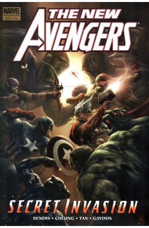 New Avengers TPB HC 9 published by Marvel with cover art by Aleksi Briclot