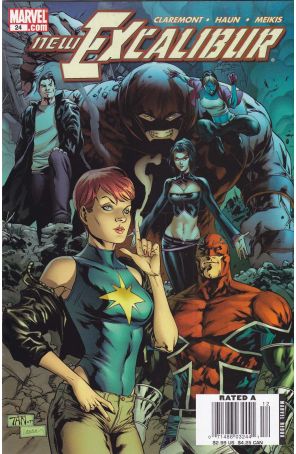 New Excalibur 24 (Newsstand) published by Marvel with cover art by Billy Tan