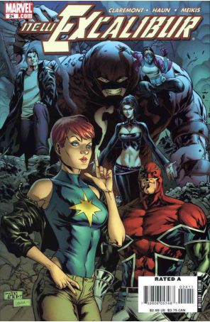 New Excalibur 24 published by Marvel with cover art by Billy Tan