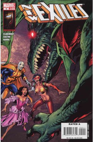 New Exiles 5 published by Marvel with cover art by Alan Davis