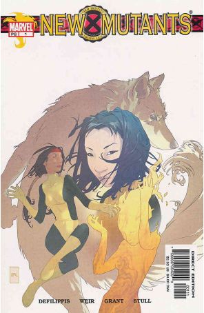 New Mutants (2nd Series) 1 published by Marvel with cover art by Joshua Middleton