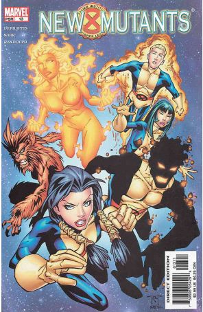 New Mutants (2nd Series) 13 published by Marvel with cover art by Randy Green