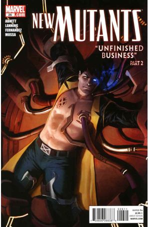 New Mutants (3rd Series) 26 published by Marvel with cover art by Marko Djurdjevic
