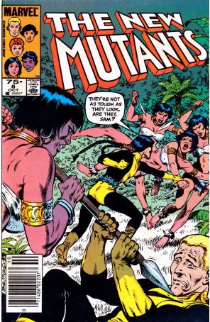 New Mutants (Canadian Edition) 8 published by Marvel with cover art by Bob McLeod