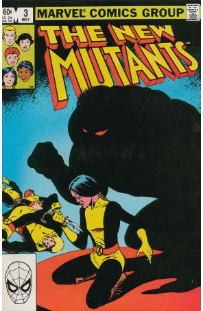 The New Mutants 3 published by Marvel with cover art by Mike Gustovich