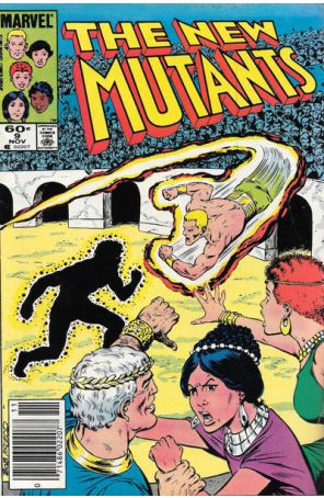 The New Mutants 9 (Newsstand) published by Marvel with cover art by Bob McLeod