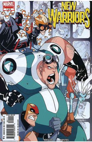 New Warriors (3rd Series) 1 published by Marvel with cover art by Skottie Young