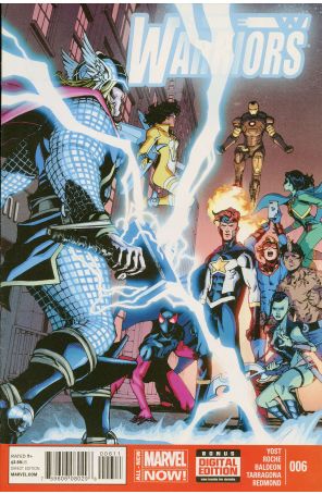New Warriors (5th Series) 6 published by Marvel with cover art by Takeshi Miyazawa