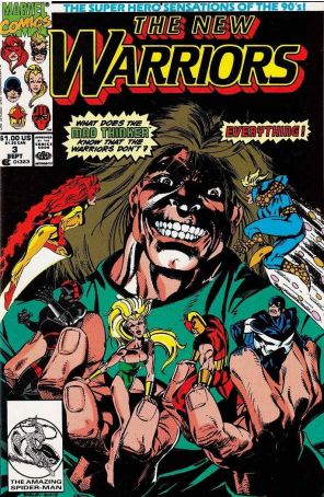 The New Warriors 3 (2nd) published by Marvel with cover art by Mark Bagley
