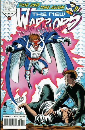 The New Warriors 48 published by Marvel with cover art by Darick Robertson