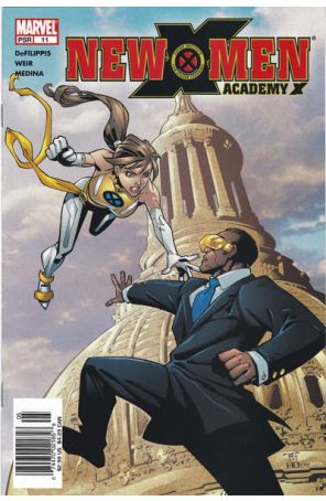 New X-Men (2nd Series) 11 (Newsstand) published by Marvel with cover art by Randy Green