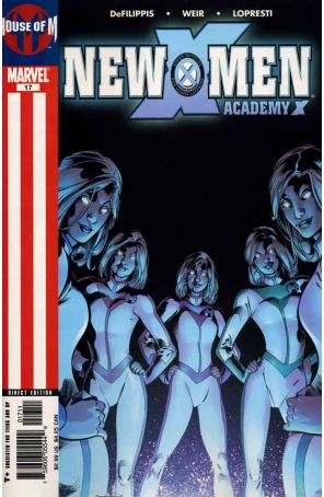 New X-Men (2nd Series) 17 published by Marvel with cover art by Aaron Lopresti
