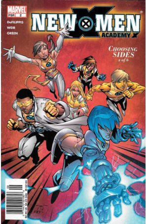 New X-Men (2nd Series) 2 (Newsstand) published by Marvel with cover art by Randy Green