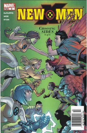 New X-Men (2nd Series) 6 (Newsstand) published by Marvel with cover art by Randy Green