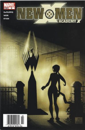 New X-Men (2nd Series) 8 (Newsstand) published by Marvel with cover art by Randy Green