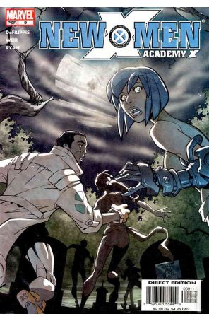 New X-Men (2nd Series) 9 published by Marvel with cover art by Randy Green