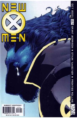 The New X-Men 117 published by Marvel with cover art by Frank Quitely