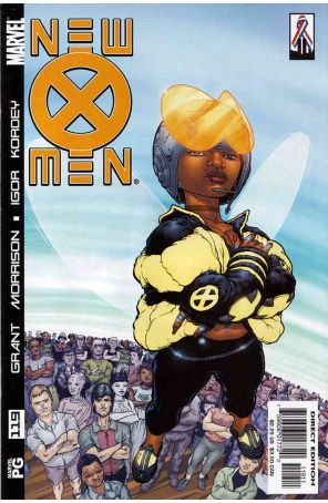 The New X-Men 119 published by Marvel with cover art by Frank Quitely