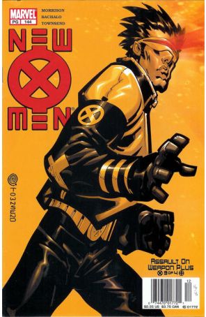 The New X-Men 144 (Newsstand) published by Marvel with cover art by Chris Bachalo