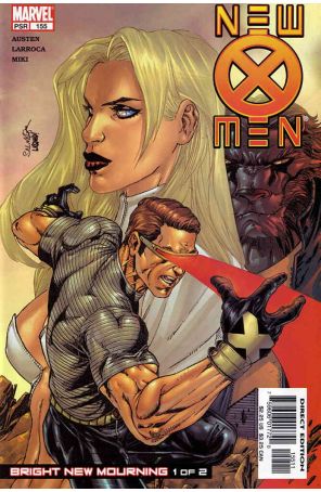 The New X-Men 155 published by Marvel with cover art by Salvador Larroca