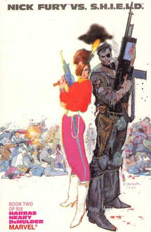 Nick Fury vs. S.H.I.E.L.D. 2 published by Marvel with cover art by Bill Sienkiewicz