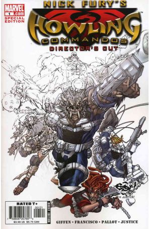 Nick Fury's Howling Commandos 1A published by Marvel with cover art by Eduardo Francisco