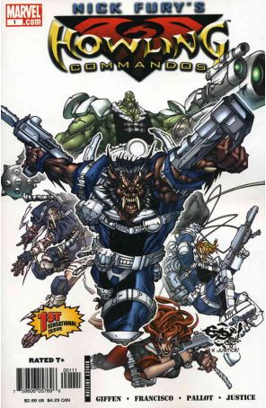 Nick Fury's Howling Commandos 1 published by Marvel with cover art by Eduardo Francisco