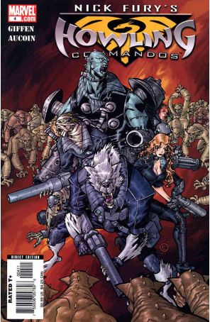 Nick Fury's Howling Commandos 4 published by Marvel with cover art by Eric Canete