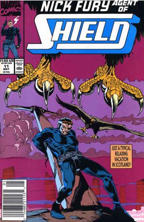 Nick Fury, Agent of S.H.I.E.L.D. (3rd Series) 11 (Newsstand) published by Marvel with cover art by Cam Kennedy