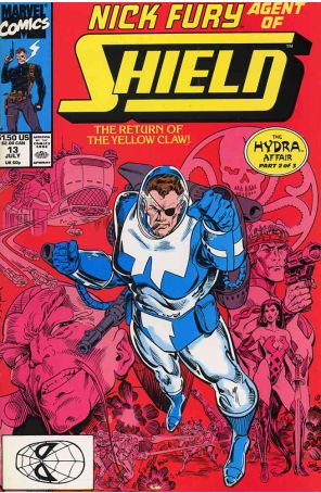 Nick Fury, Agent of S.H.I.E.L.D. (3rd Series) 13 published by Marvel with cover art by Keith Pollard