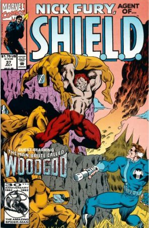 Nick Fury, Agent of S.H.I.E.L.D. (3rd Series) 37 published by Marvel with cover art by M.C. Wyman