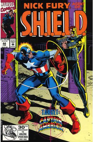 Nick Fury, Agent of S.H.I.E.L.D. (3rd Series) 44 published by Marvel with cover art by John Heebink