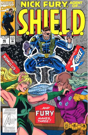 Nick Fury, Agent of S.H.I.E.L.D. (3rd Series) 46 published by Marvel with cover art by John Heebink