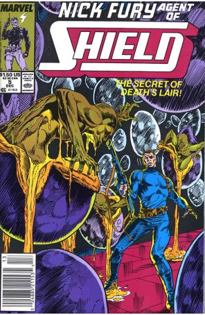 Nick Fury, Agent of S.H.I.E.L.D. (3rd Series) 5 (Newsstand) published by Marvel with cover art by Keith Pollard