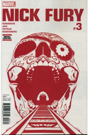 Nick Fury 3 published by Marvel with cover art by ACO
