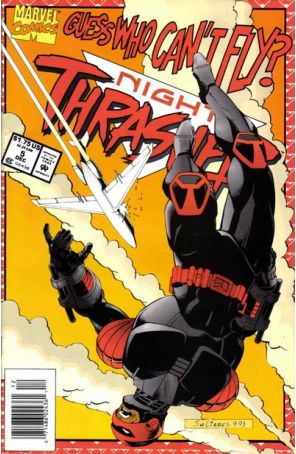 Night Thrasher 5 (Newsstand) published by Marvel with cover art by Javier Saltares