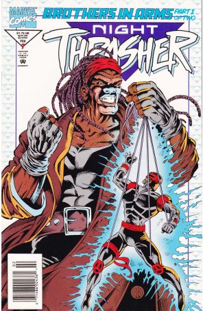 Night Thrasher 7 (Newsstand) published by Marvel with cover art by David Boller