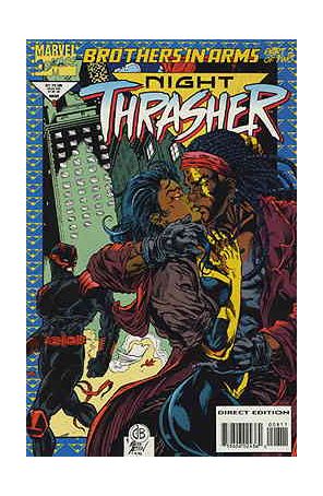 Night Thrasher 8 published by Marvel with cover art by David Boller