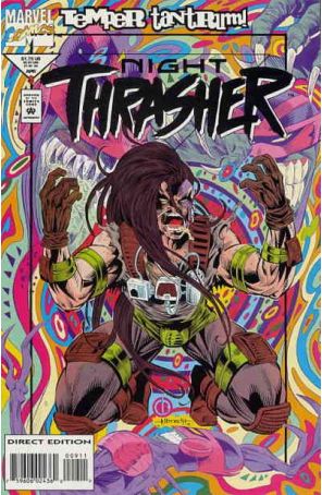 Night Thrasher 9 published by Marvel with cover art by David Boller